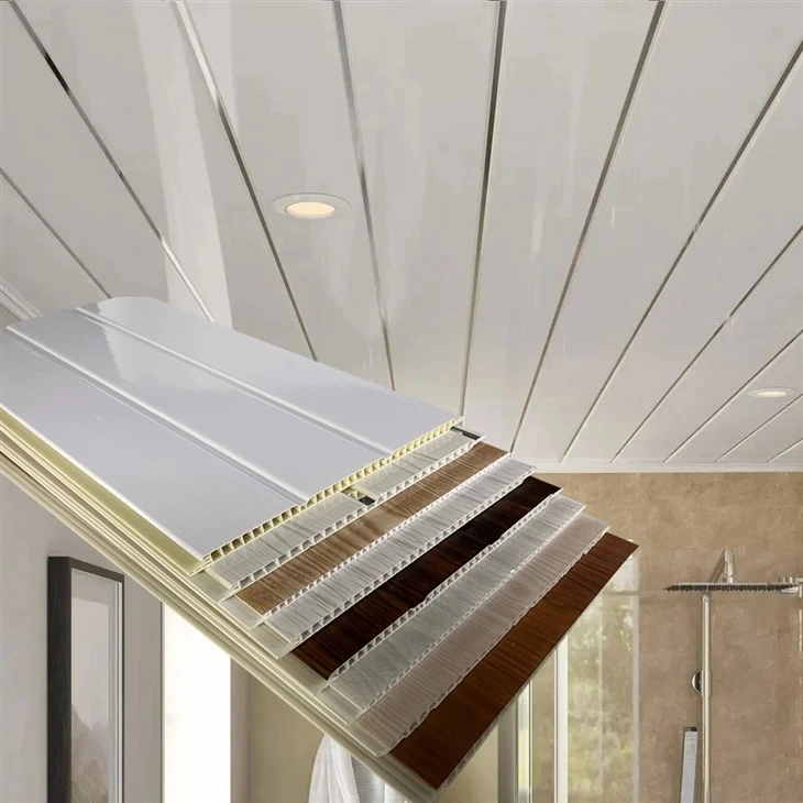 Billig tunge og rille pvc loft