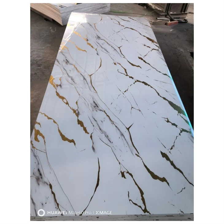 PVC Vægpanel UV Mármol Belægning